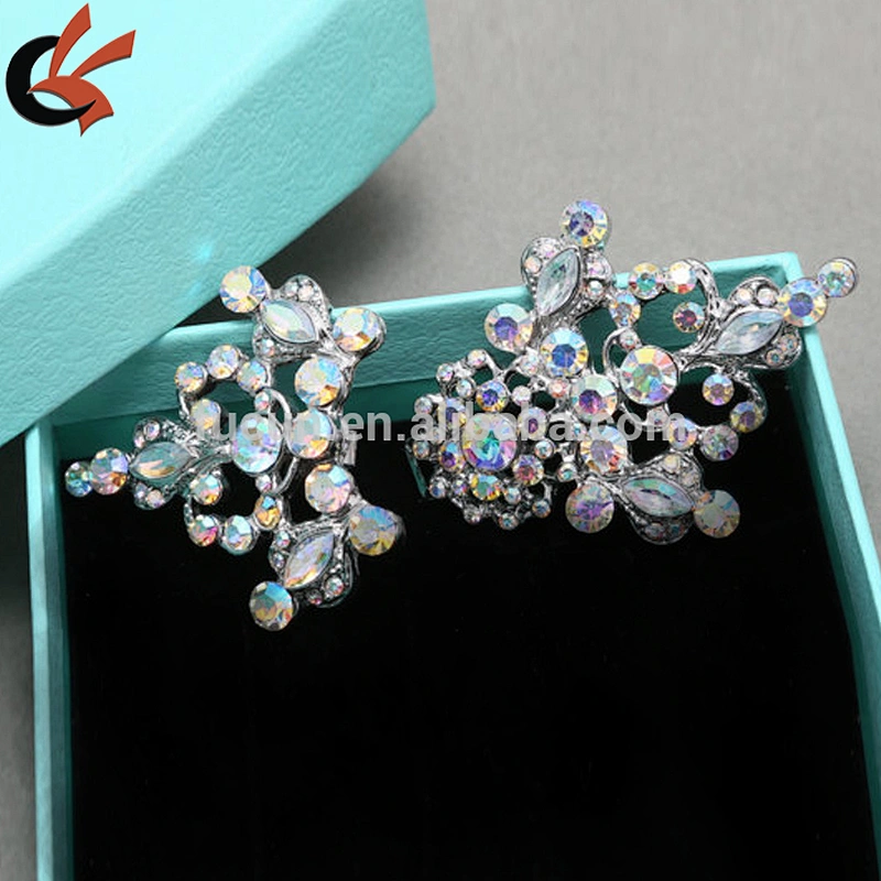AB clear Rhinestone clasp for wedding invitation silk box decoration