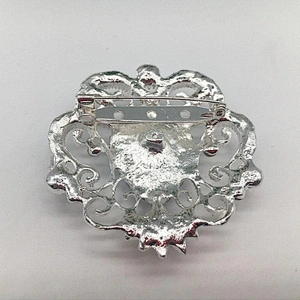 Sparkly Bridal Crystal Diamante Brooch For Wedding Invitation decoration