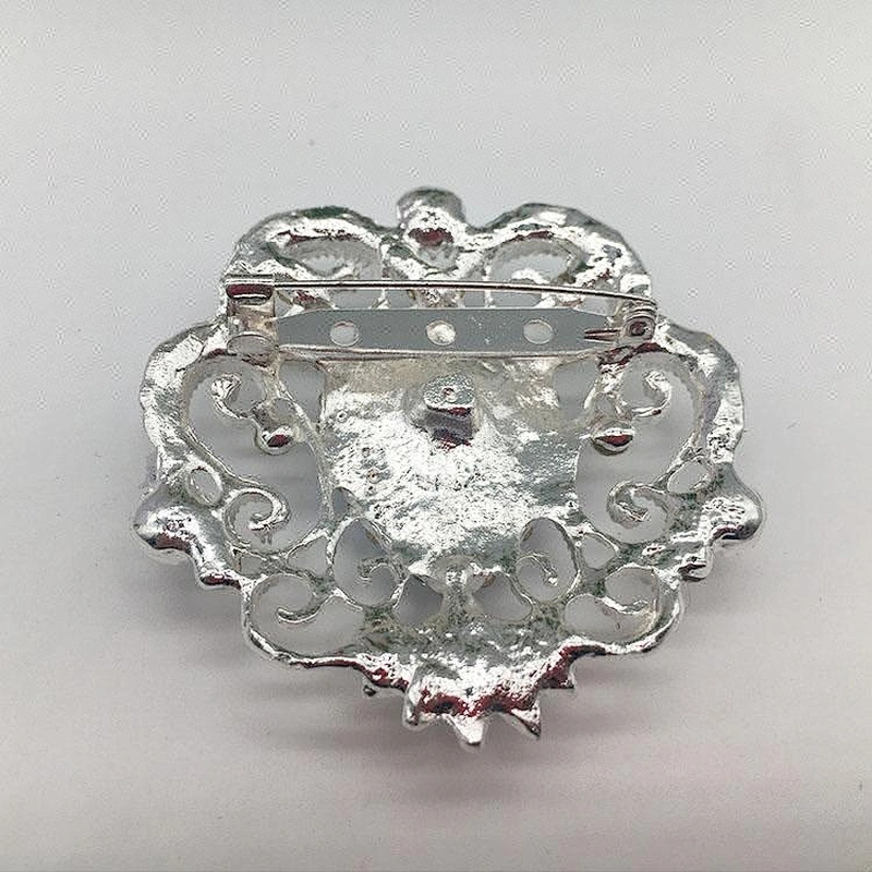 Sparkly Bridal Crystal Diamante Brooch For Wedding Invitation decoration
