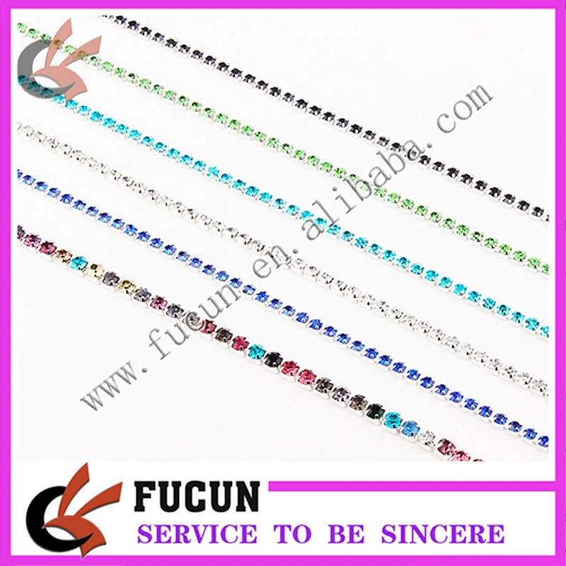sparse rhinestone cup chain for dress for garment for saddle for shoes decoration