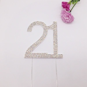 Girls Princess Figure 21th Birthday Cake Topper Cake Centerpiece Decoration