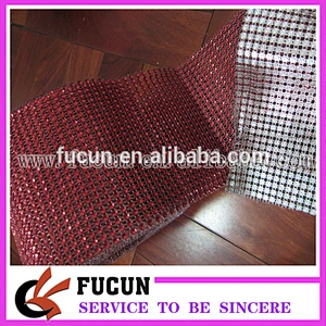 plastic rhinstone trimming without rhinestone for decoration