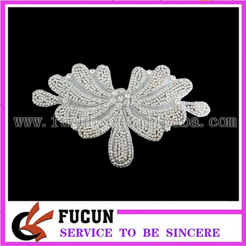 hot sale bridal rhinestone applique sash