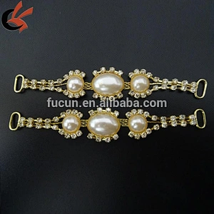 Pearl Center jewelry Rhinestone connector/Bikini Connector/Headbands/DIY Crafts Supplies