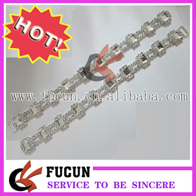 Hot sale rhinestone headband long straight middle bikini connector