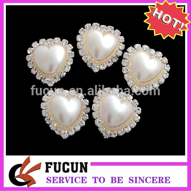 customized small acrylic/pearl rhinestone button brooch pins for wedding