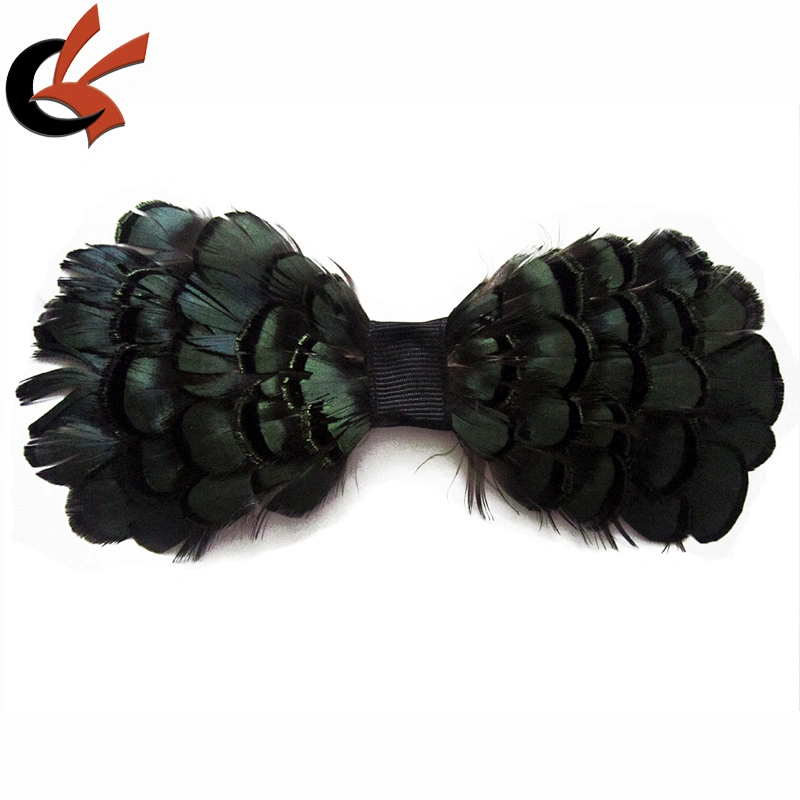 wholesale handmade Peacock Feather Bow Tie pad