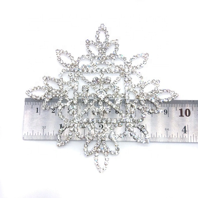 Custom Flatback Metal Base Sew on Crystal Diamond Rhinestone Appliques