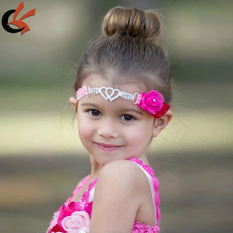 Double Heart Rhinestone Connector Slider Wedding Bridal Accessories