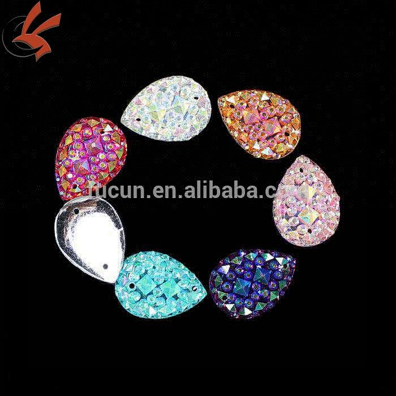 Clothing Accessories Epoxy Resin pebble Stones Wholesale