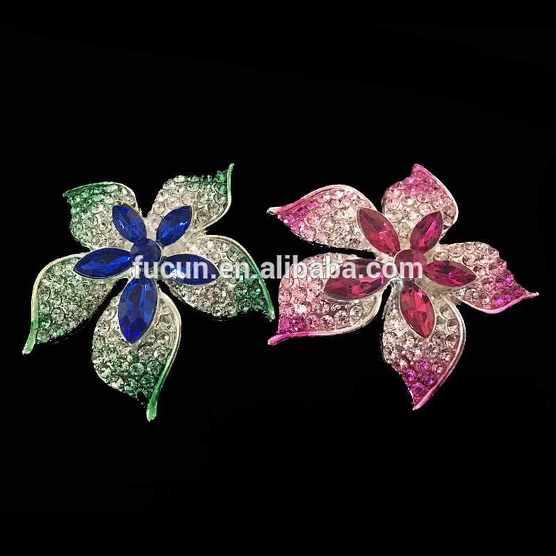 2020 new style Colorful flower rhinestone brooch in bulk