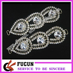 BIKINI CRYSTAL RHINESTONE CONNECTOR FOR SWIMWEAR STUNNING LOOK