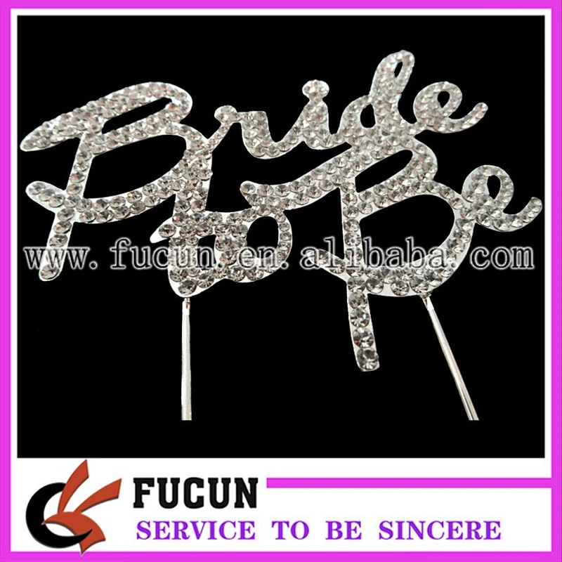 Customize Bride Wedding Party Frozen Lovely Cake Topper Bride-To-Be Wedding Cake Topper