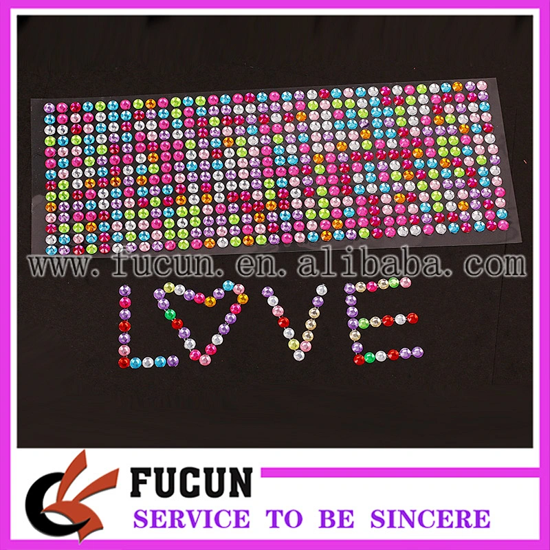 Self-Adhesive Acrylic Rhinestones Stick Crystal Craft Sticker