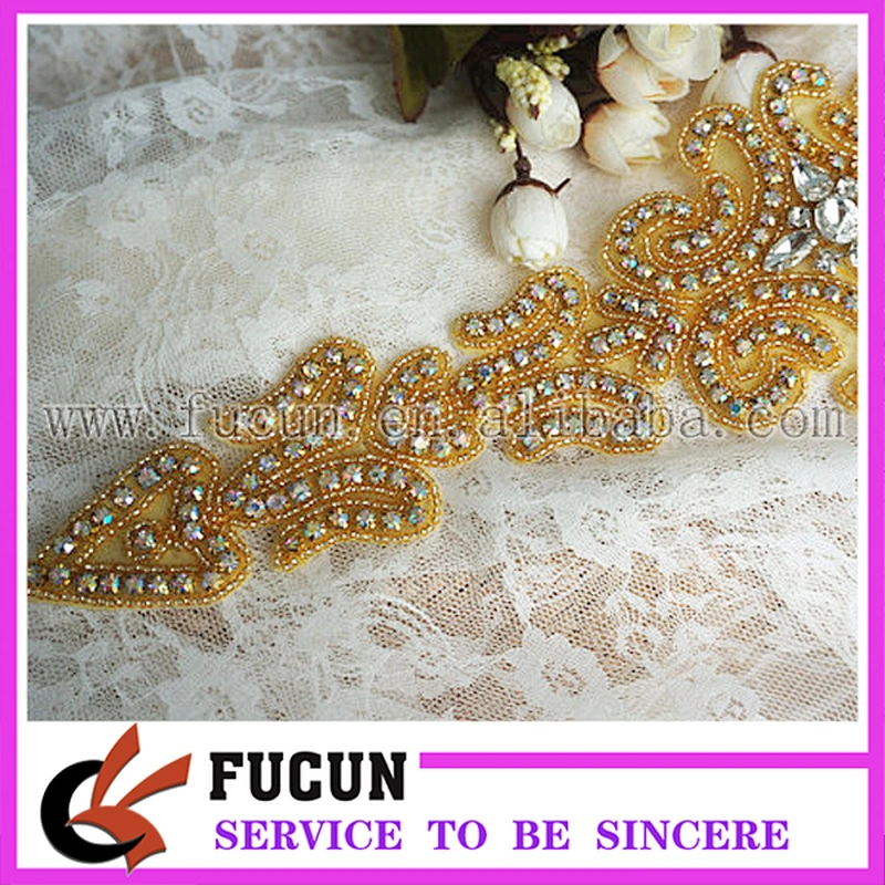 Elegant Transparent rhinestone Wedding Belt Bridal Belt Sash Belt Crystal sash