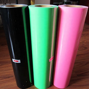 Korea quality PVC/PU/Glitter/Flock heat transfer film for t-shirt