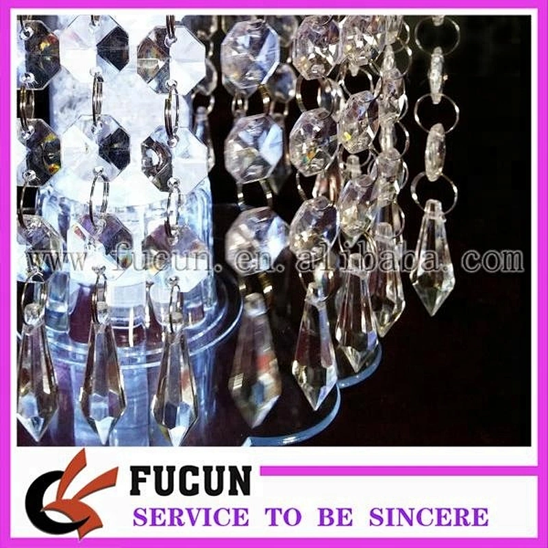 Asian Style Chandelier Cake Stands Favors Round Acrylic Crystal