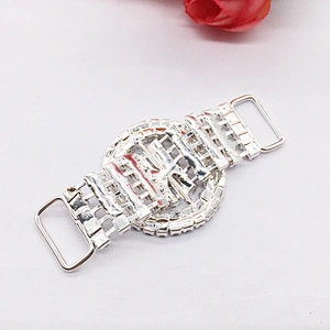 Wholesale Rhinestone Crystal Clear Bra Buckle Swimwear Clasp Bikini Connector
