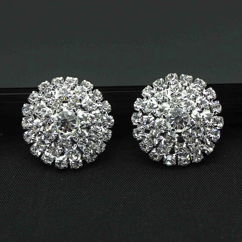 New design Bridal Crystal Rhinestone Brooch For Wedding Invitation Cards decoration