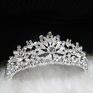 Antique Bridal Rhinestone Crystal Tiara Headband for wedding