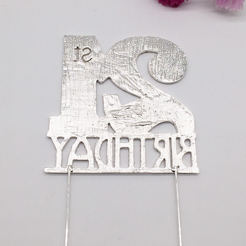 New Market Birthday decoration and party even supplies 21th Happy Birthday Cake Topper