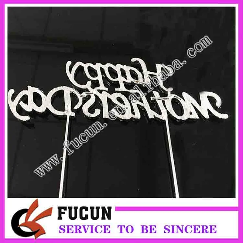 Happy mother day festival crystal decoration cake accessories cake topper