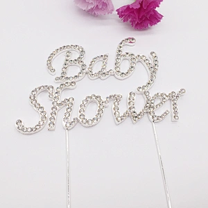 Baby Party Supplies Funny Baby Shower Shaped Cake Topper Cake Centerpiece Decorations Favors