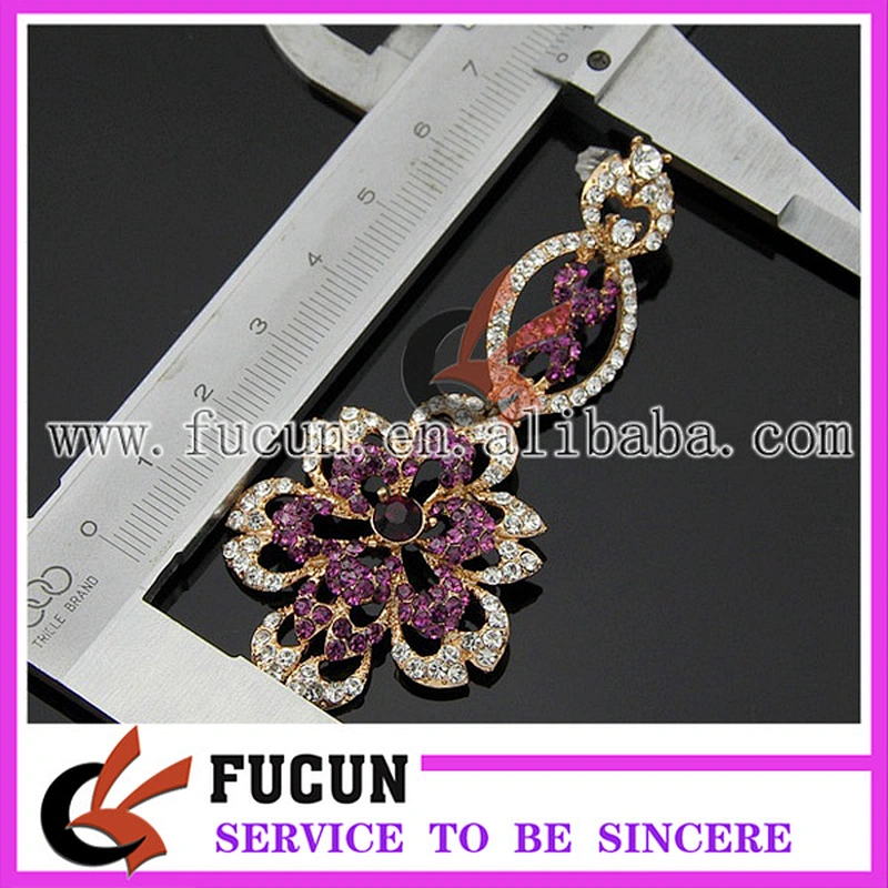 fashion flower design gold dubai plated earring jewelry for wedding