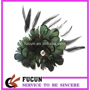 Fashion band/natural peacock feather headband