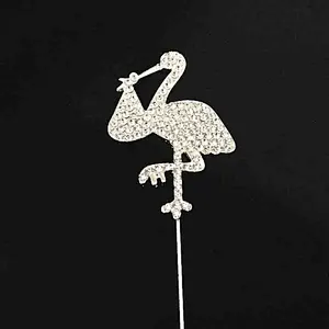 2018 fashion new style bird pelican diamante rhinestone cake topper