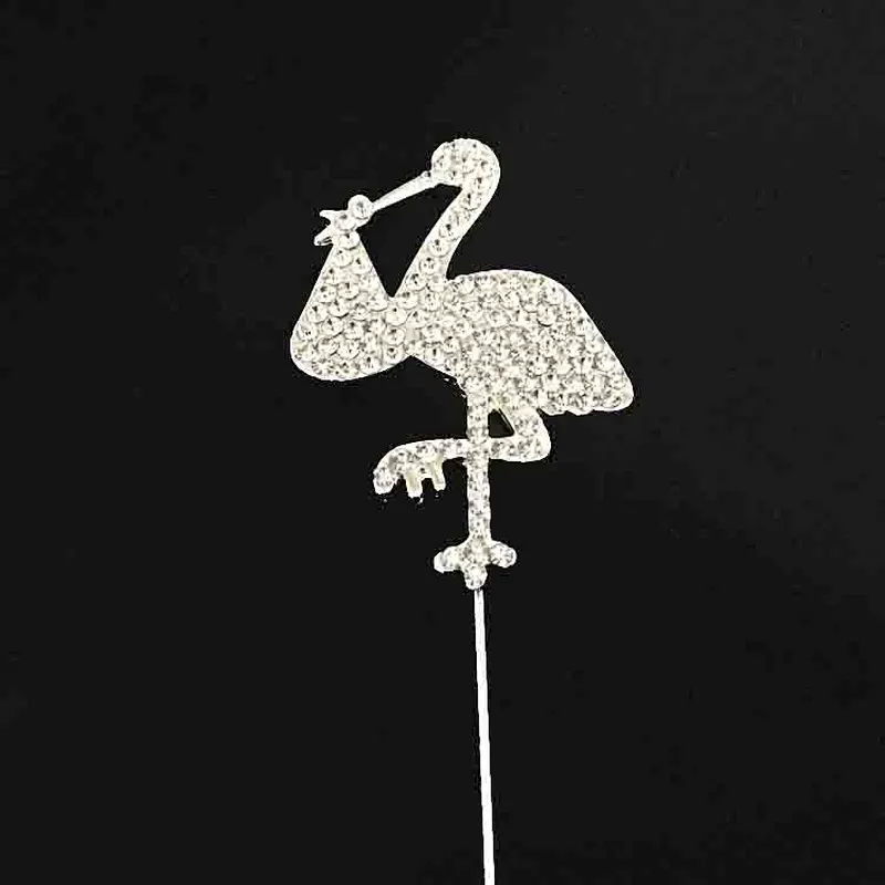2018 fashion new style bird pelican diamante rhinestone cake topper