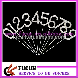 rhinestone number cake topper alibaba wholesale for party decoration
