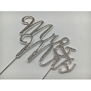 2019 sale promotion mr and mrs wedding cake toppers for cake decoration