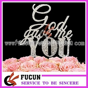 craft supplies fashion high quality cake crystal decoration wedding
