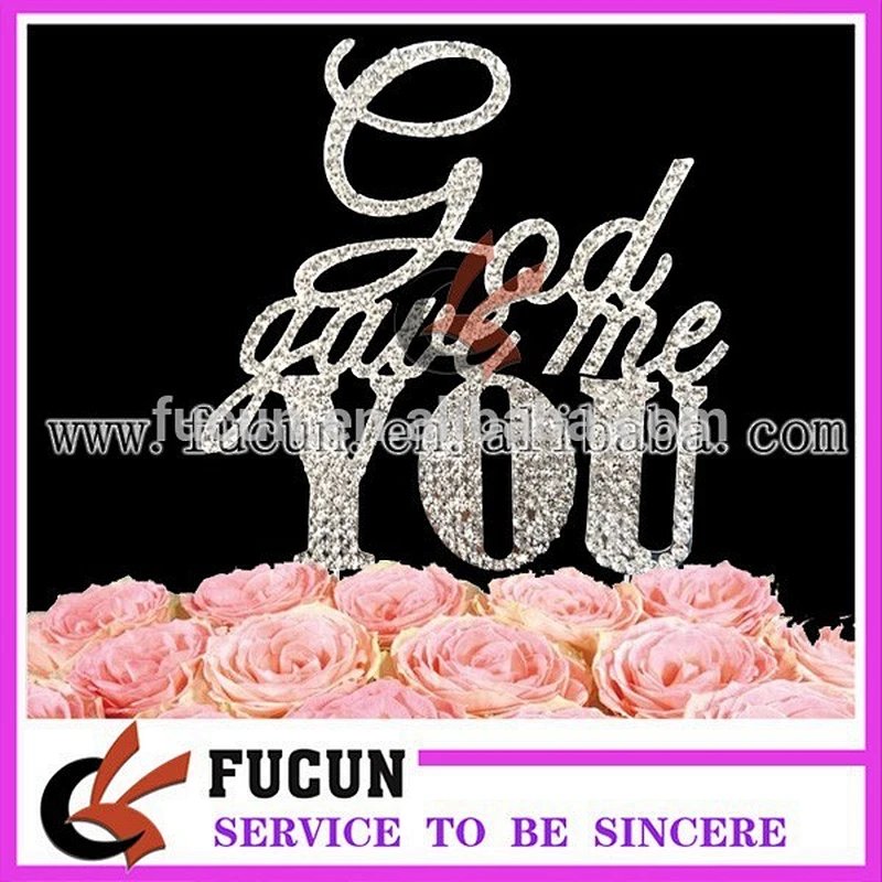 craft supplies fashion high quality cake crystal decoration wedding