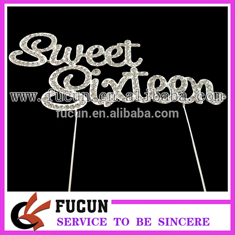 Hot sale crystal Sweet Sixteen birthday cake party centerpiece/diamond candelabras decorations