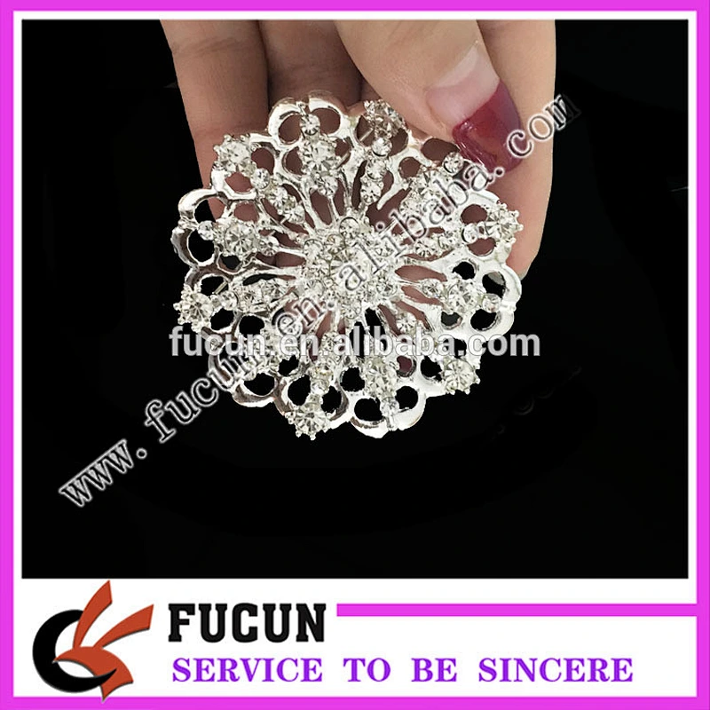 fashion jewelry cheap bridal rhinestone brooch for Women