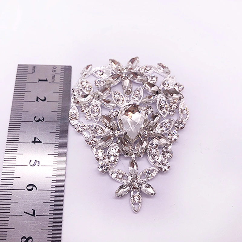 wedding rhinestone hijab pins brooch women