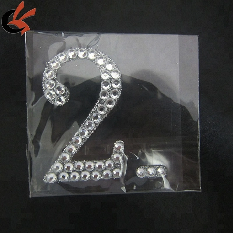5cm Large Diamond Glitter Wedding Date Door Bling BIRTHDAY AGE NUMBERS STICKERS