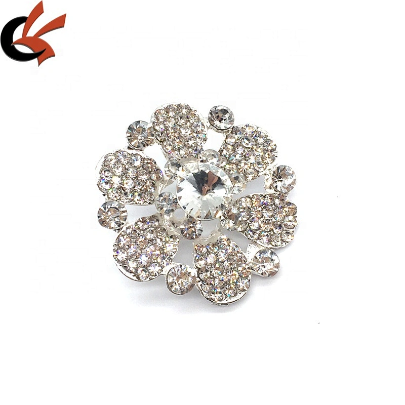 Rhinestones Lady Flower Brooch Pins for DIY Wedding Bouquets Kit