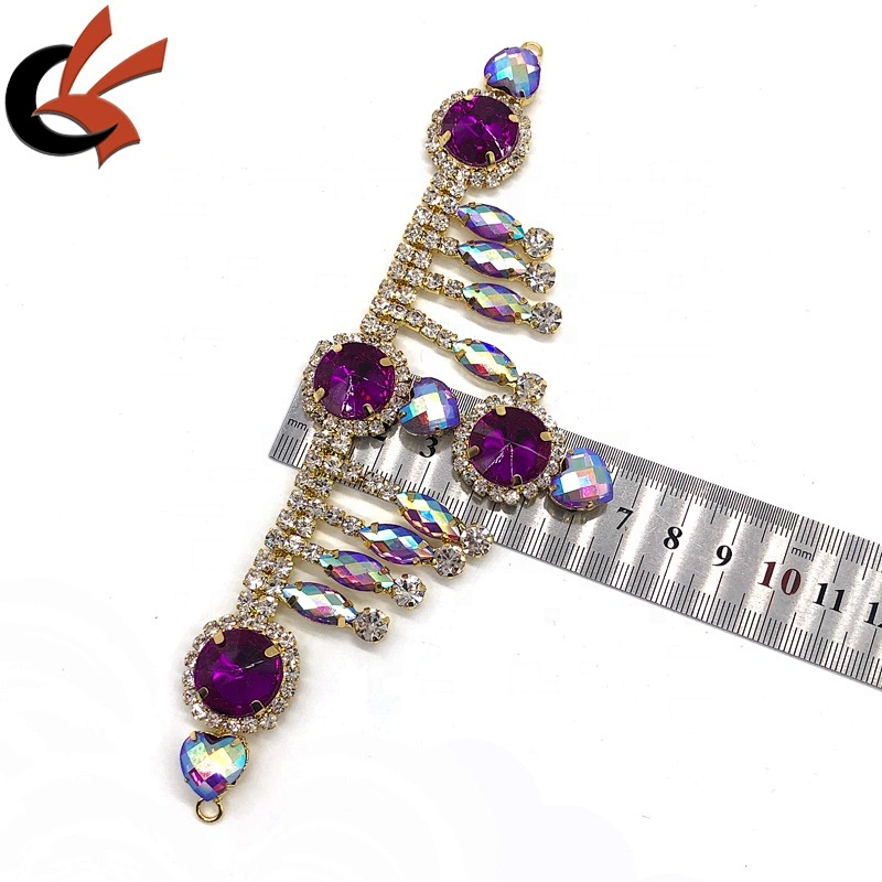 Fashion gold tone Rhinestone swimsuit/swimwear Chain Connector for bikini jewelry