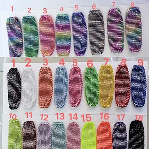 Wholesale New Arrival Sparkly Custom Crystal Rhinestone Mesh for decoration