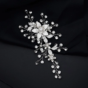 Whole Wedding Bridal Hair Accessories Crystal Rhinestone Hair Clips