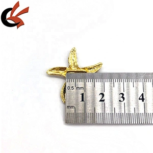 Wholesale high quality gold base clear crystal star shape rhinestone buckles for wedding