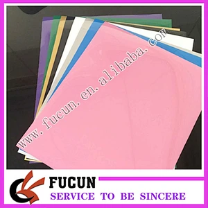 2020 promotion free shipping korean quality 10*12 inches assorted color PU heat transfer vinyl sheet for clothing