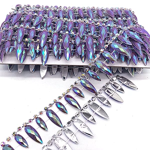 Popular style crystal trimming for bag shoes clothing decoration