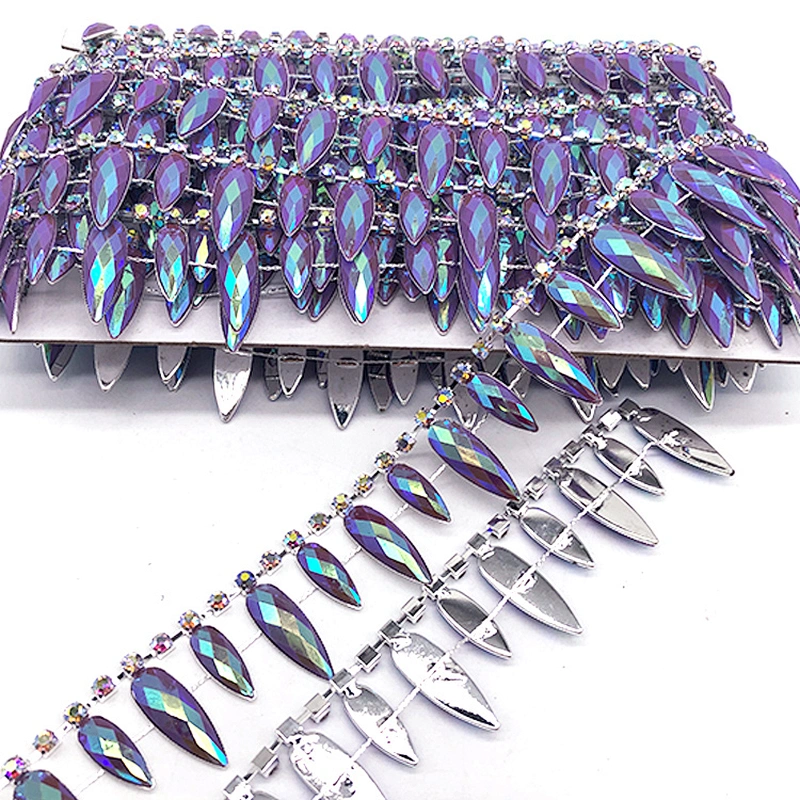 Popular style crystal trimming for bag shoes clothing decoration