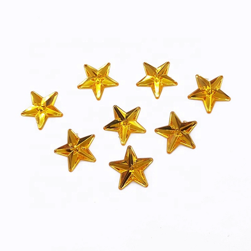 Wholesale Flatback  Sew On Acrylic Stone Star Gems for Garment Decoration