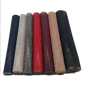 Customized Hot fix Rhinestone Sheet Rhinestone Strass Mesh for Sash