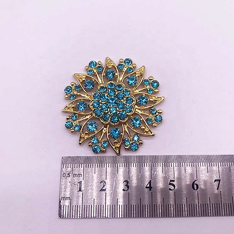 Rhinestones Decoration Vintage Crystal Rhinestone Brooch  for DIY Wedding Decoration Hair Accessories